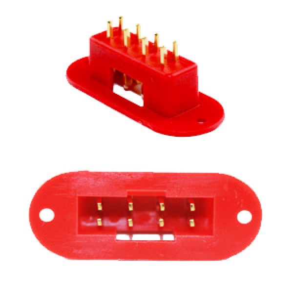 8-pin Multiplex Style Male Panel Mount (2)  