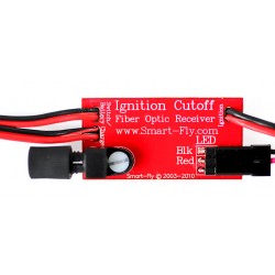 Ignition Cutoff Unregulated Fiber-optic Receiver w/LED