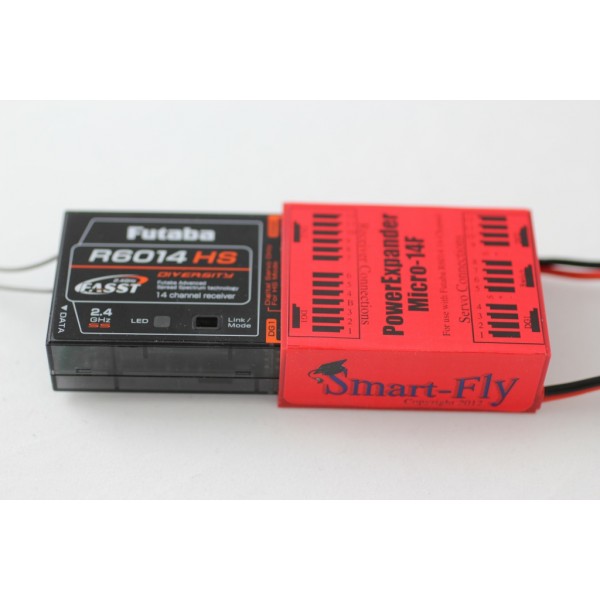 PowerExpander Micro-14F for Futaba R6014xx & R7014xx Receivers