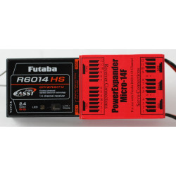 PowerExpander Micro-14F for Futaba R6014xx Receivers