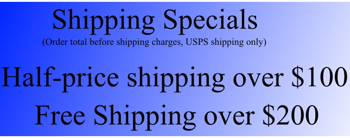 Shipping Specials